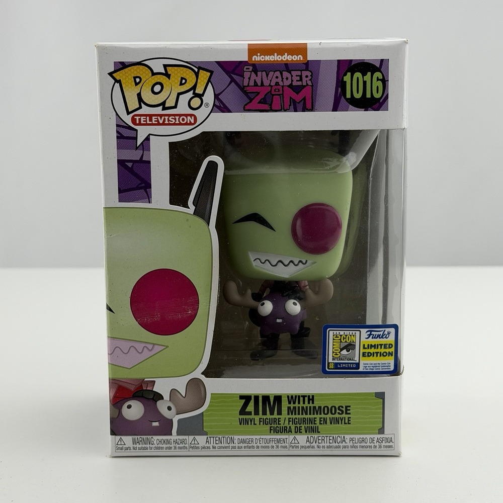 Funko Pop Zim Mini Moose 1016 Invader Zim SDCC 2020 Exclusive Figure